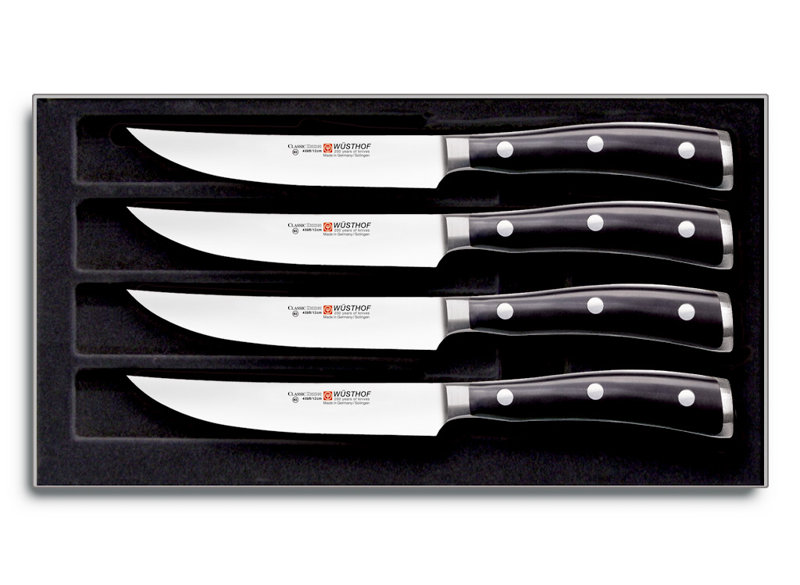 Wusthof Classic Ikon 4 Piece Steak Knife Set Wayfair